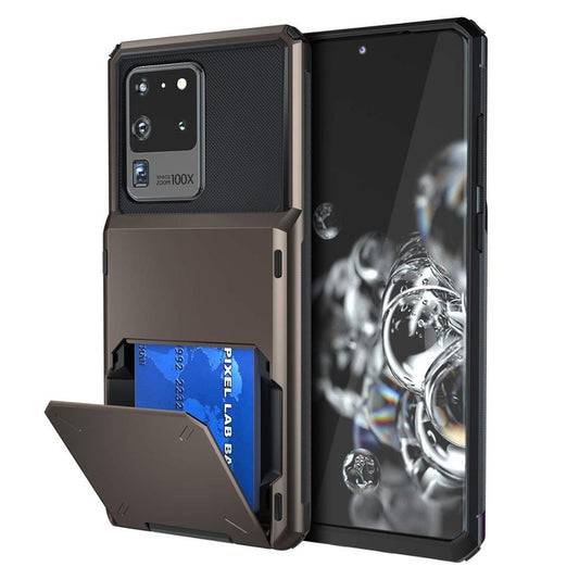 Capa de Celular com Carteira para Samsung Android Elegante Dupla Camada de Proteção