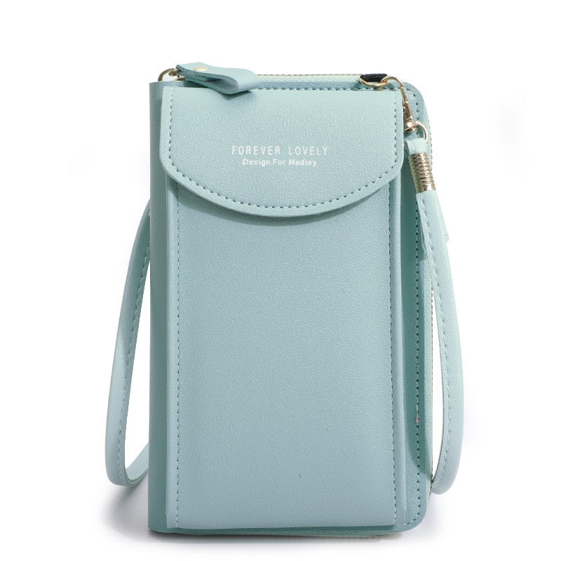 Bolsa Crossbody Carteira Integrada Eleganta