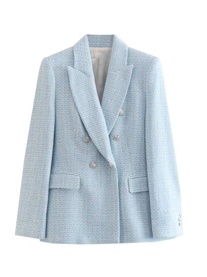 Blazer Feminino Transpassado com Botão