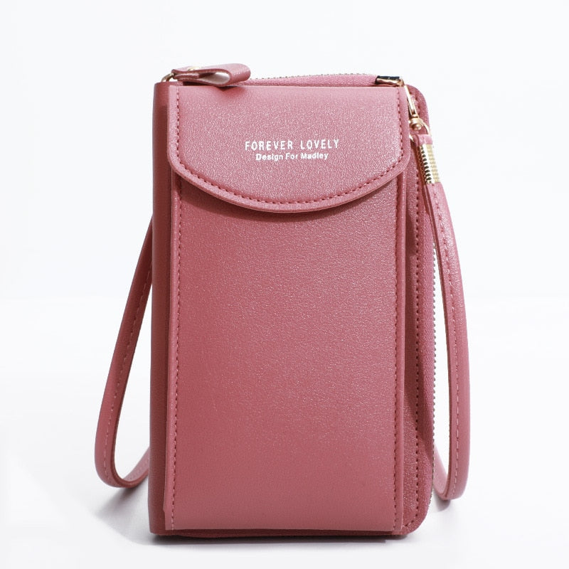 Bolsa Crossbody Carteira Integrada Eleganta