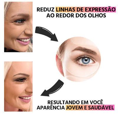 Adesivos de Silicone Anti Rugas Reutilizável