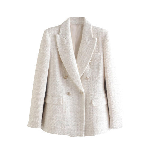 Blazer Feminino Transpassado com Botão