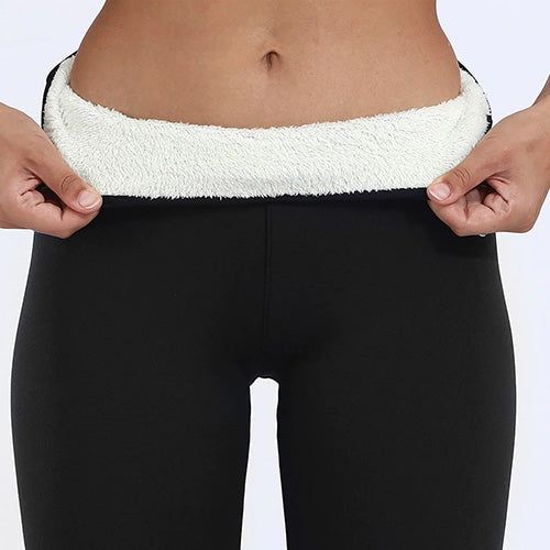 Calça Legging Confortável Peluciada Forrada com Lã