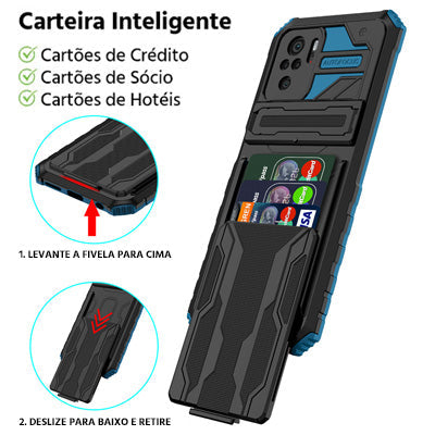 Capa de Celular com Carteira para Xiaomi Moderna