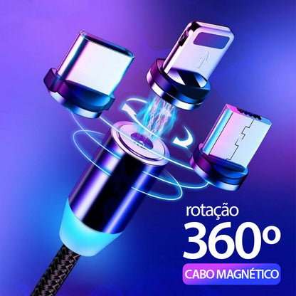 Carregador de Celular Magnético com Imã de Carregamento Rápido